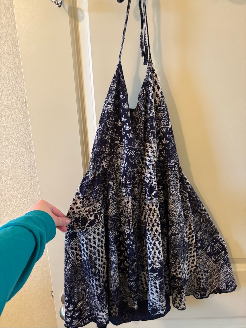 Billabong Navy and White Patterned Sundress - Mini dress - summer, Beachy - Picture 2 of 3